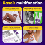 Charger l'image dans la galerie, Rasoir Électrique 2 en 1 – Tondeuse + Rasoir Rechargeable +sérum contre les acnés et poils incarnés après rasage OFFERT