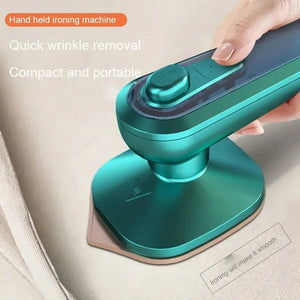 Fer à repasser portable à micro-vapeur - Repassage à sec et à l'eau en double mode - Portable et à chauffage rapide