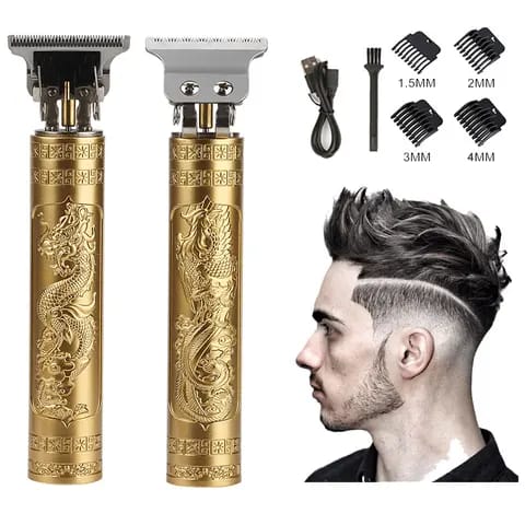 ✨ Mini Tondeuse Portable Dorée – Précision & Élégance au Quotidien