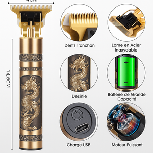 ✨ Mini Tondeuse Portable Dorée – Précision & Élégance au Quotidien