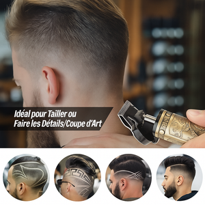 ✨ Mini Tondeuse Portable Dorée – Précision & Élégance au Quotidien