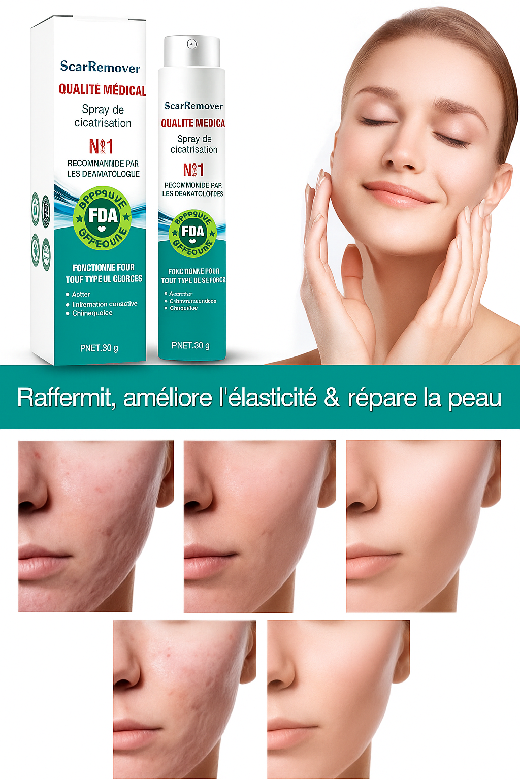 🎉 Spray Anti-Tache & Anti-Cicatrice Avancé OFFERT !