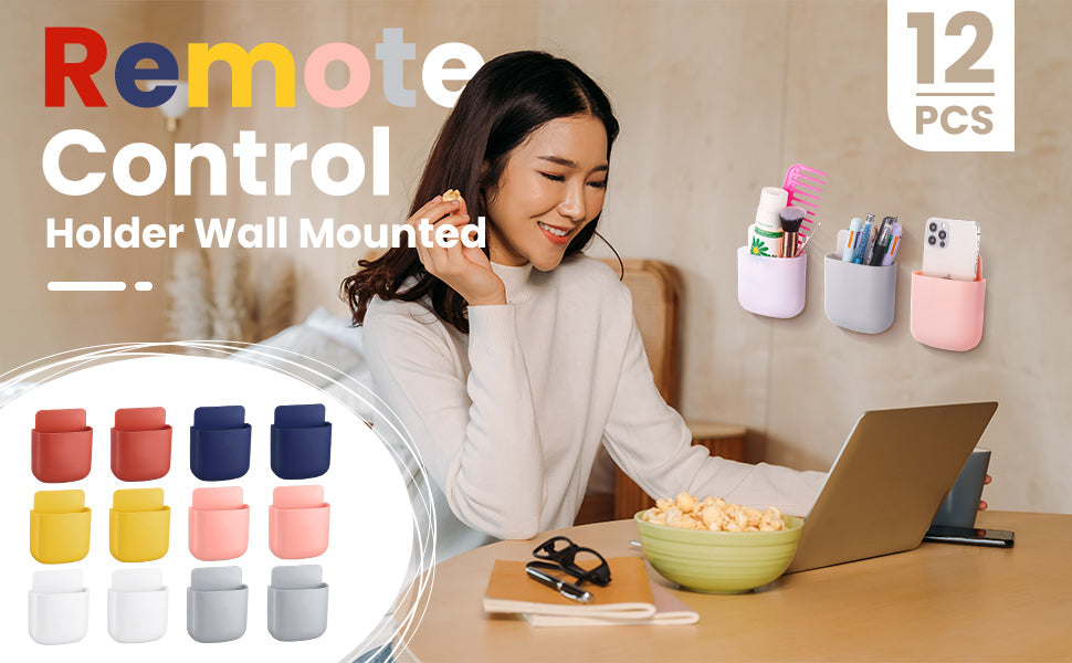 Organisateur Mural Multifonction – Boîte de Rangement pour Télécommandes & Téléphones