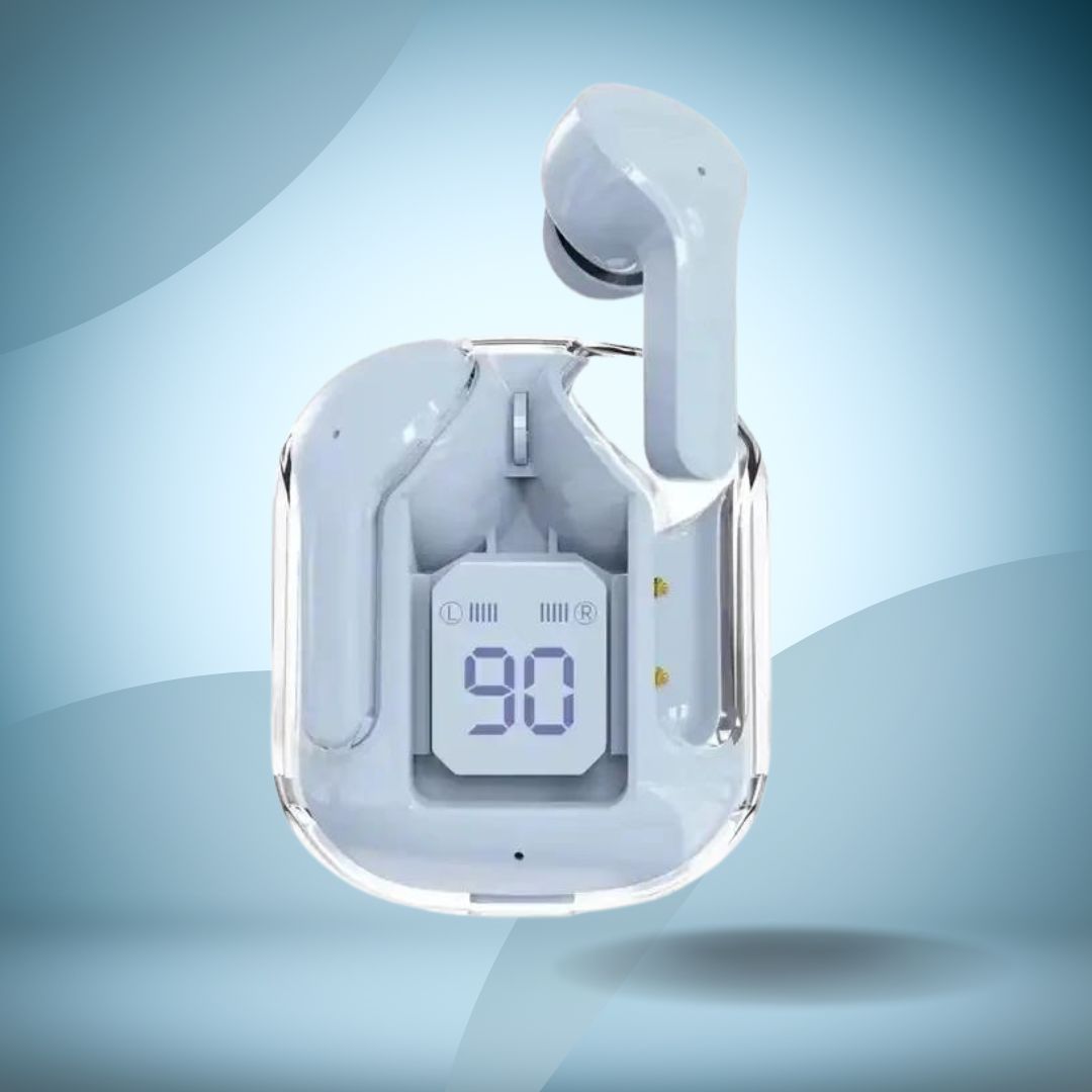 🎧 Écouteurs Bluetooth Sans Fil BT30 TWS 🔥 Son Clair & Design Transparent