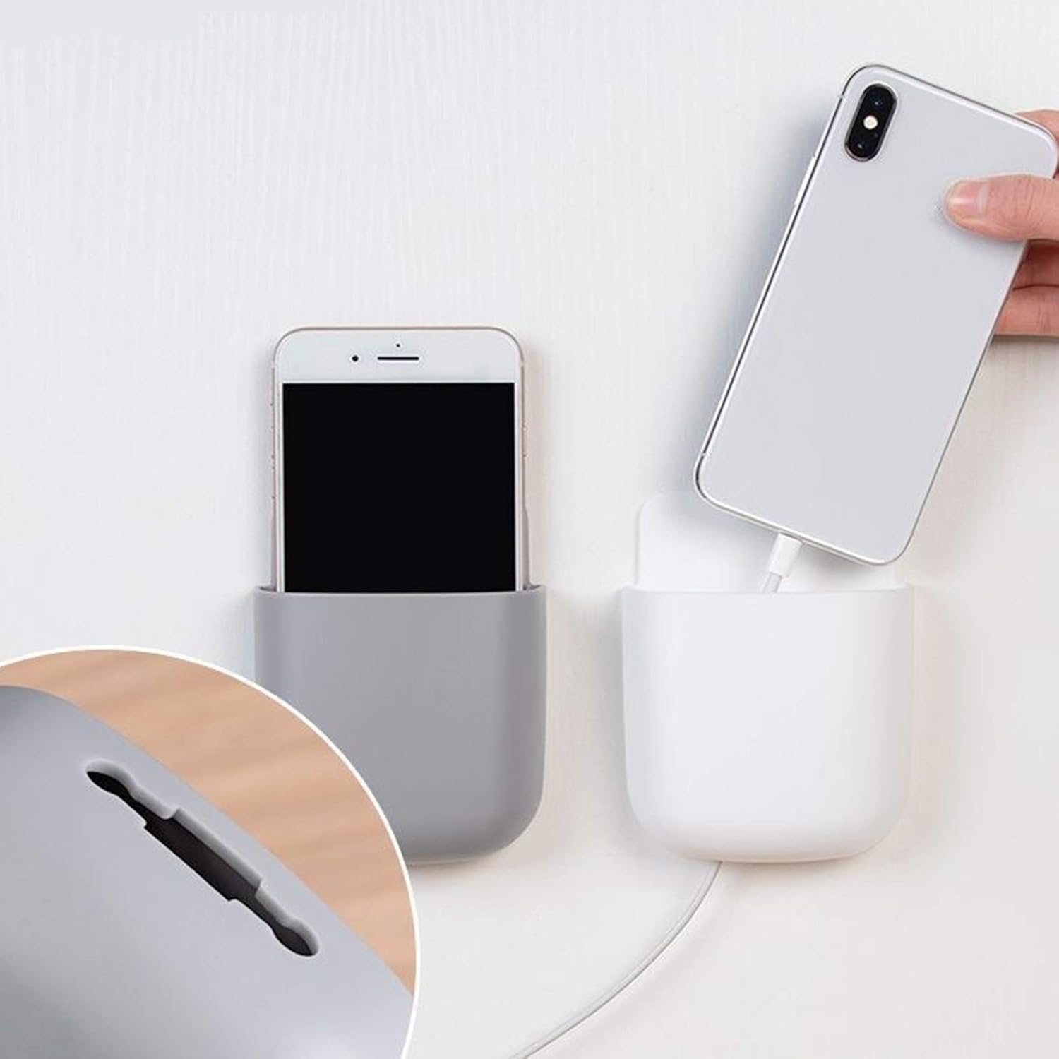 Organisateur Mural Multifonction – Boîte de Rangement pour Télécommandes & Téléphones