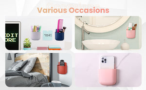 Organisateur Mural Multifonction – Boîte de Rangement pour Télécommandes & Téléphones