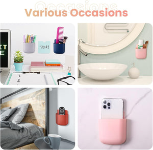 Organisateur Mural Multifonction – Boîte de Rangement pour Télécommandes & Téléphones