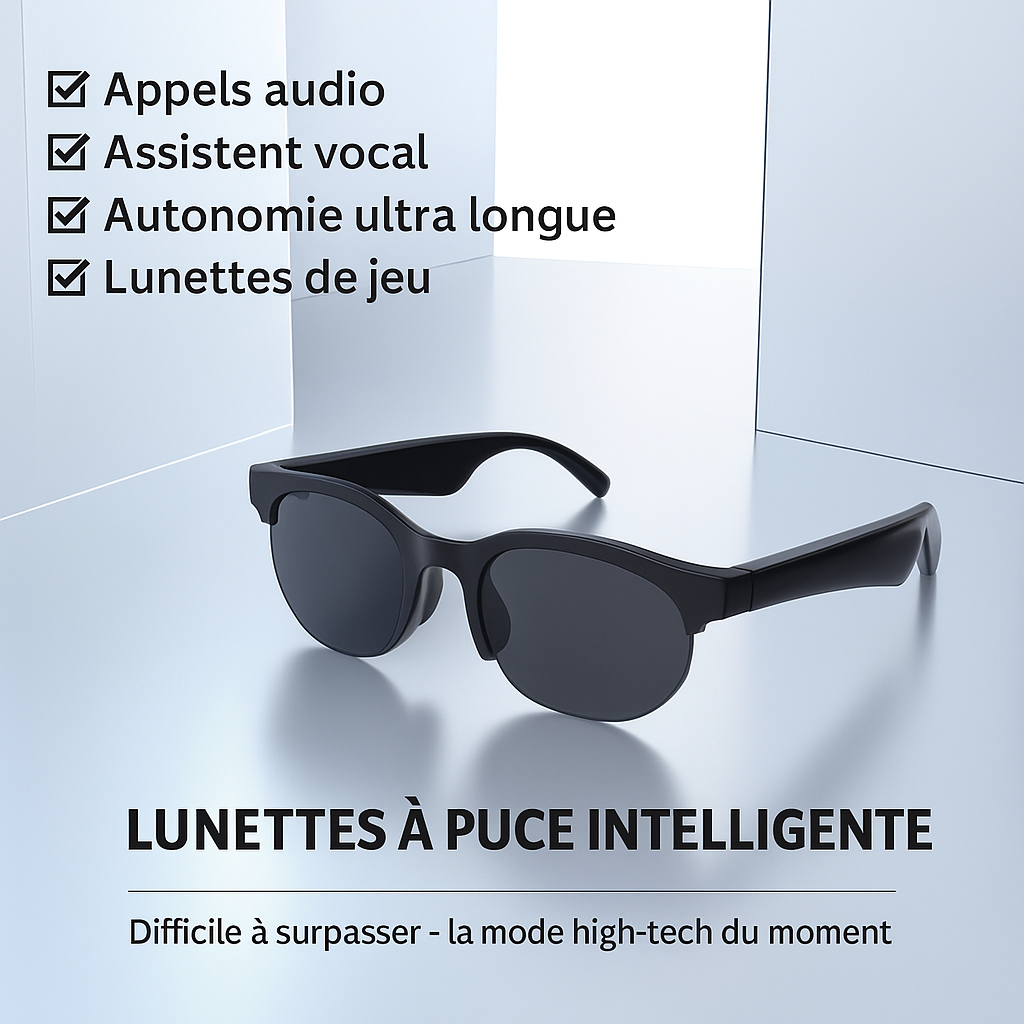 Lunettes Audio Bluetooth 5.3 Unisexe , Son et Style Réunis
