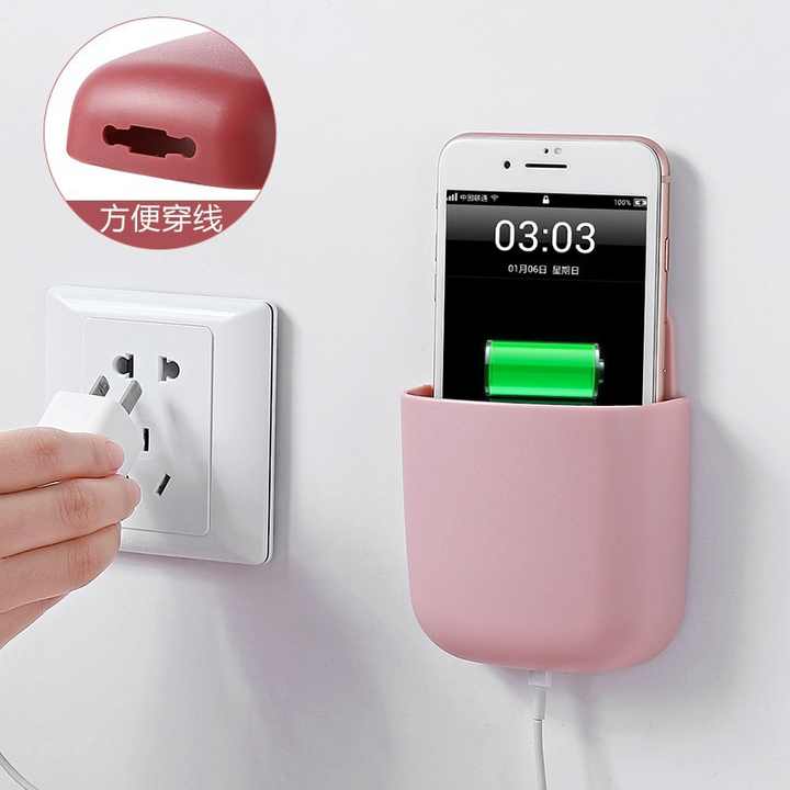 Organisateur Mural Multifonction – Boîte de Rangement pour Télécommandes & Téléphones