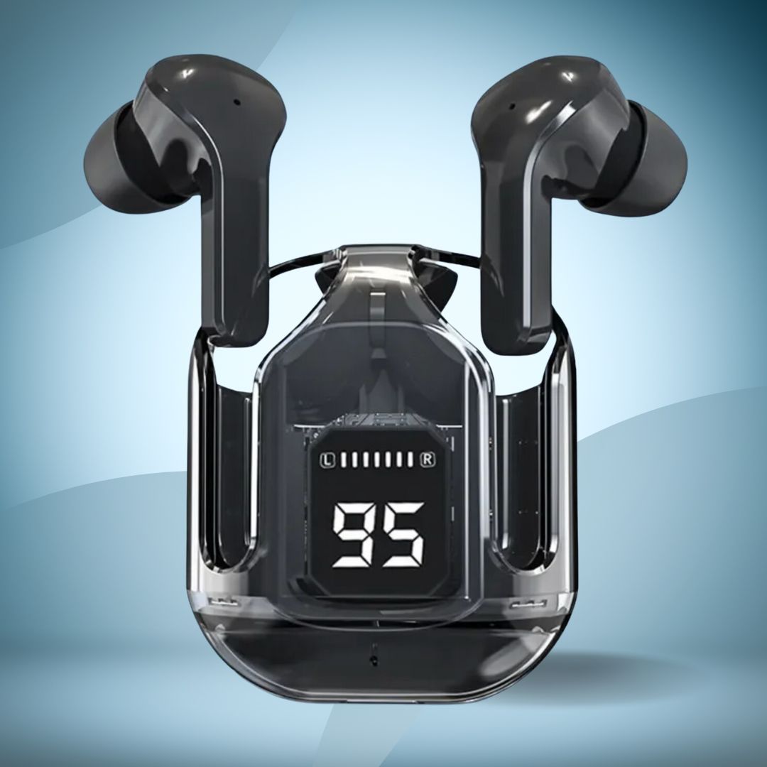 🎧 Écouteurs Bluetooth Sans Fil BT30 TWS 🔥 Son Clair & Design Transparent